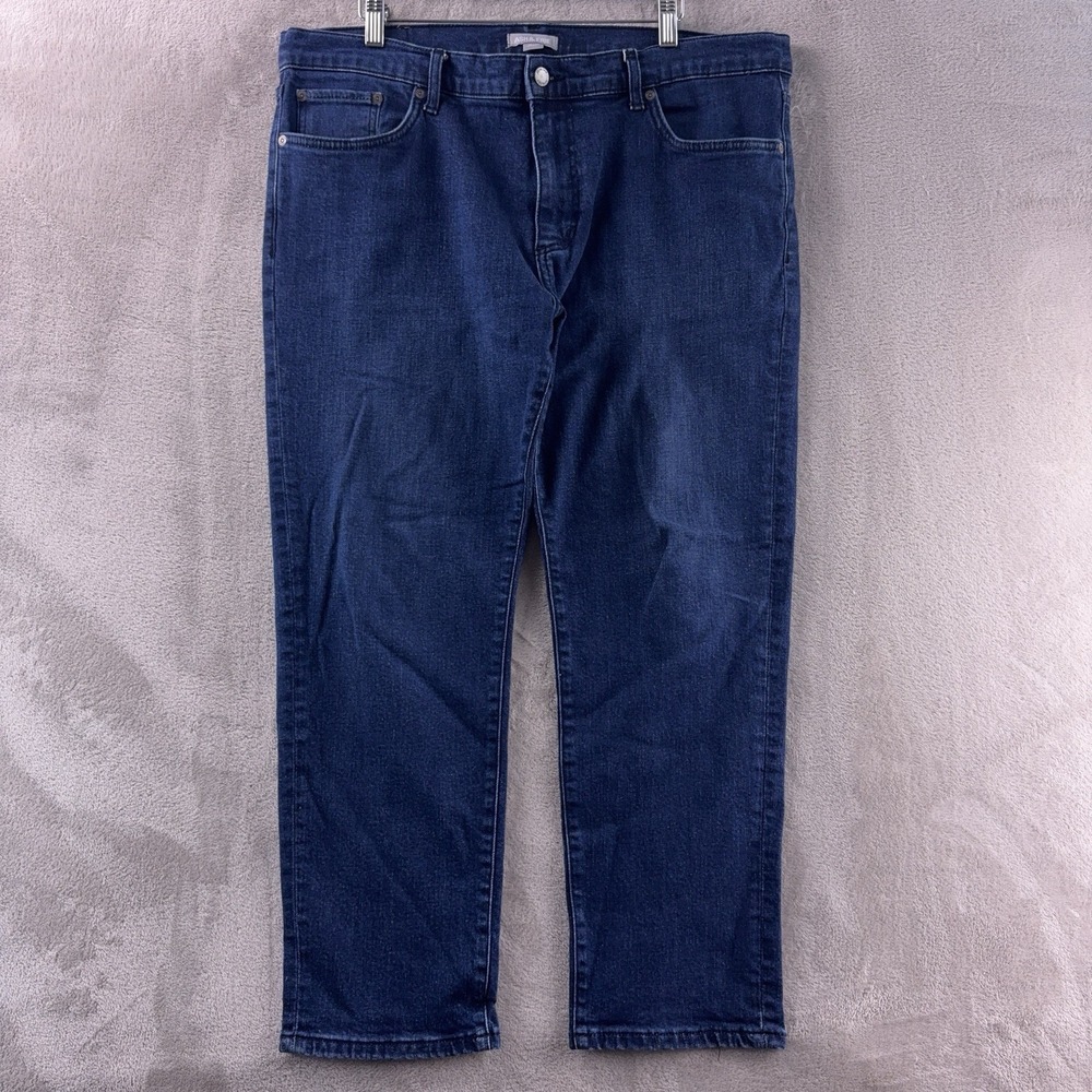 Ash & Erie‎ Straight Fit Essential Jeans Mens Size 36x27 Blue Deep Sea Wash